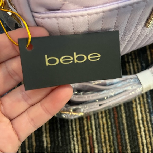 Bebe Hazel Rhinestone Crossbody Bag - Lilac (NWT) - Picture 2 of 7